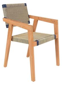 Πολυθρόνα Κήπου Salama Boho Pako World Φυσικό 57x60x85 cm