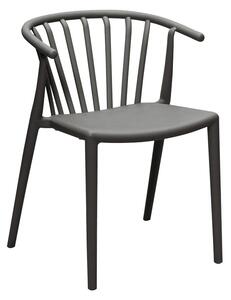 Πολυθρόνα Κήπου Armchair Pako World Σκούρο Γκρι 55x53x73 cm