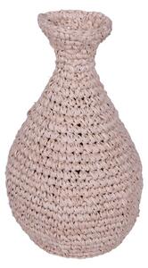 Πλεκτό βάζο Sannery Boho Pako World Natural 20x20x32 cm