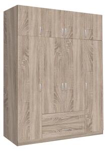 Ντουλάπα dormitor Royal Pako World Sonoma 200x58x230 cm