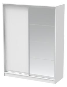 Ντουλάπα dormitor με Καθρέφτη Korredor Pako World Λευκό 160x60x220 cm