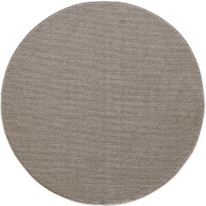 Στρογγυλό Χαλί Loom Καφέ 120x120 cm