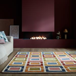 Χαλί Illusion Retro Blocks Πολύχρωμο 120X170 cm, Flair Rugs