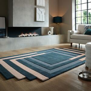 Χαλί Abstract Labyrinth Πράσινο 150X240 cm, Flair Rugs
