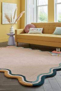 Χαλί Wool Scallop Κρεμ 120x170 cm, Flair Rugs