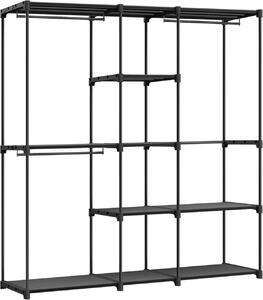 Αρθρωτό Σταντ Κρεμάστρας Songmics Μαύρο 182x43x182 cm