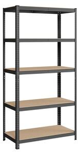 Ραφιέρα αποθήκευσης Songmics Μαύρο 200x100x50 cm