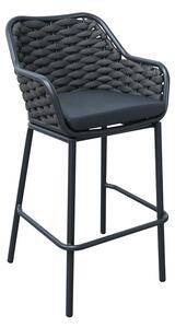 Καρέκλα e bar Zuki, Pako World, Γκρι, 55x54x109 cm