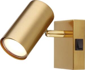 Globo 57911-1GO - Σποτ τοίχου ROBBY 1xGU10/25W/230V χρυσό