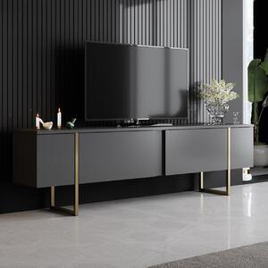 Έπιπλο TV Luxe Ανθρακί 180x30x50 cm