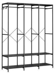Κρεμάστρα Songmics Μαύρο 141x40x180 cm