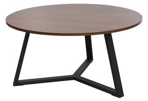 Τραπεζάκι σαλονιού Berton Καρυδί 80x80x40 cm