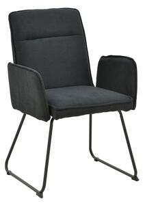 Καρέκλα με μπράτσα Essential Μαύρο 55.5x59x89 cm