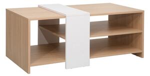 Τραπεζάκι σαλονιού Cozeto Λευκό 100x53x41.5 cm