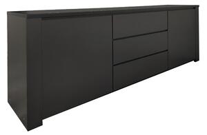 Συρταριέρα Kalya Σκούρο Γκρι 220x49x89.5 cm