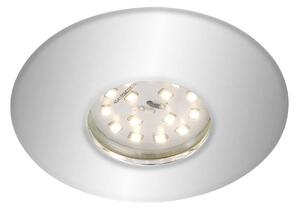 Briloner 7227-018-Χωνευτό Φωτιστικό μπάνιου LED LED/5W/230V IP65 ματ χρώμιο