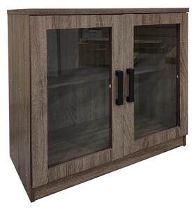 Παπουτσοθήκη βιτρίνα Sapato Natural 80x40x80 cm