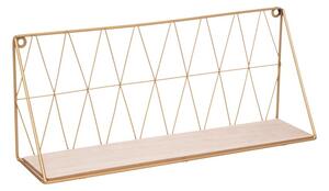 Ράφι τοίχου Anneza Χρυσό 48x12x20 cm
