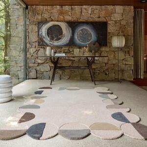 Χαλί Mia Scallop Frame Caramiziu, Natural 120x170 cm, Flair Rugs