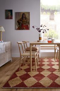 Χαλί Effie Diamond Jute Teracota 160x230 cm, Flair Rugs