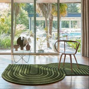Χαλί Conway Retro Shaped Πράσινο masliniu 200x290 cm, Flair Rugs