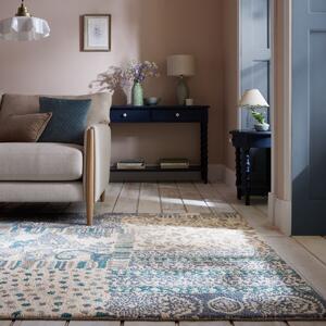 Χαλί Eloise Patchwork Μπλε 120x170 cm, Flair Rugs