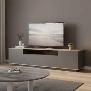 Έπιπλο TV Winey Ανθρακί 180x44.5x44.5 cm
