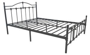 Κρεβάτι Wotso Μαύρο 150x200x100 cm