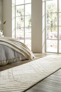 Χαλί διάδρομος Remy κυκλικό Knit Κρεμ 80x300 cm, Flair Rugs