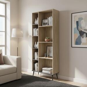 Βιβλιοθήκη Boho Zezan, Sonoma, 76.5x30x200.5 cm