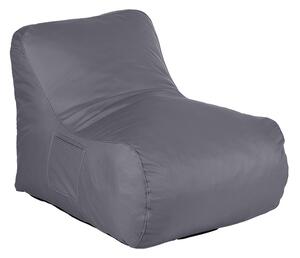 Πολυθρόνα Πουφ (beanbag) Κήπου, Belogan, Σκούρο Γκρι, 73x94x65 cm