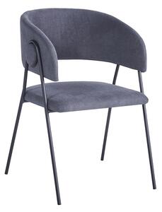 Καρέκλα, Rachele I, Ανθρακί, 52x65x79 cm