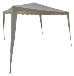 Κιόσκι κήπου, Gazebo, Μπεζ, 300x300x250 cm