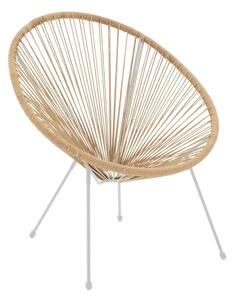 Καρέκλα scoica de gradina, Acapulco, Natural, 68.5x74.5x84 cm