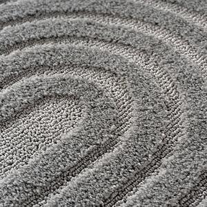 Στρογγυλό Χαλί Art boho V2 Ασημί 120x120 cm