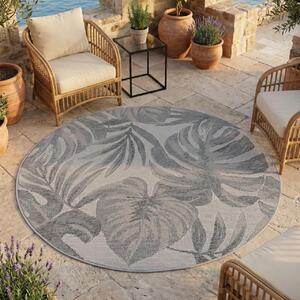 Στρογγυλό Χαλί Desert V2 Γκρι 200x200 cm