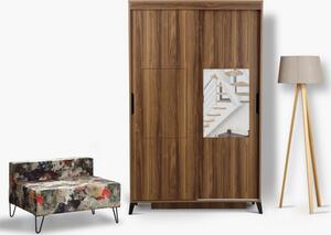 Ντουλάπα Pasific Home Fuga - 120 Ceviz Dolap