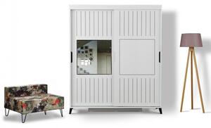 Ντουλάπα Pasific Home Fuga - 180 Parlak Beyaz Dolap
