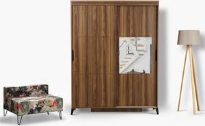 Ντουλάπα Pasific Home Fuga - 140 Ceviz Dolap