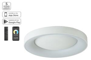 Φωτιστικό Πλαφονιέρα Led Dimmable Smart WiFi Homelighting Amaya 77-8155 White