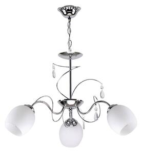 Φωτιστικό Οροφής Τρίφωτο Homelighting Ferrow 77-8083 Chrome