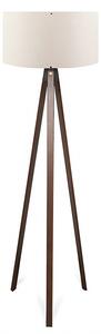 Φωτιστικό Δαπέδου PWL-1059, E27 καρυδί-μπεζ, 38x140 cm