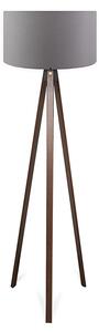 Φωτιστικό Δαπέδου PWL-1059, E27 γκρι καρυδί, 38x140 cm