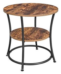 Τραπεζάκι σαλονιού, Vasagle, Rustic Καφέ, LET56BX, 55 x 55 x 55 cm