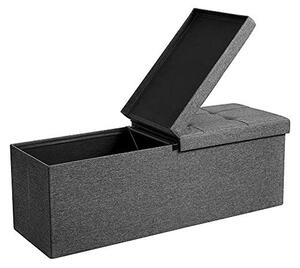 Κουτί Αποθήκευσης, Songmics, LSF76GYZ, Γκρι, 300 Kg, 110 x 38 x 38 cm