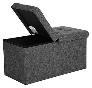 Κουτί Αποθήκευσης, Songmics, 80L, 300 Kg, LSF46GYZ, 76 x 38 x 38 cm