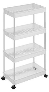 Ντουλάπι Αποθήκευσης mobil, Songmics, Λευκό, KSC10WT, 40 x 22 x 86 cm
