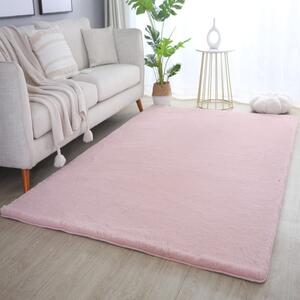 Χαλί Pouffy V1 Ροζ 60 x 110cm