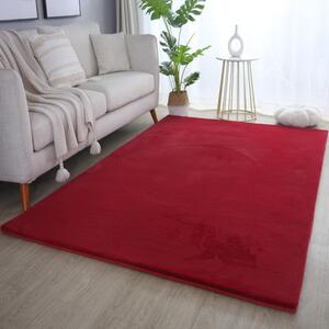 Χαλί Pouffy V1 Κόκκινο 80 x 150cm