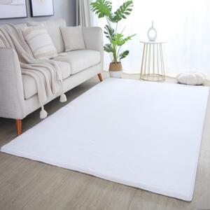 Χαλί Pouffy V1 Λευκό 80 x 150cm
